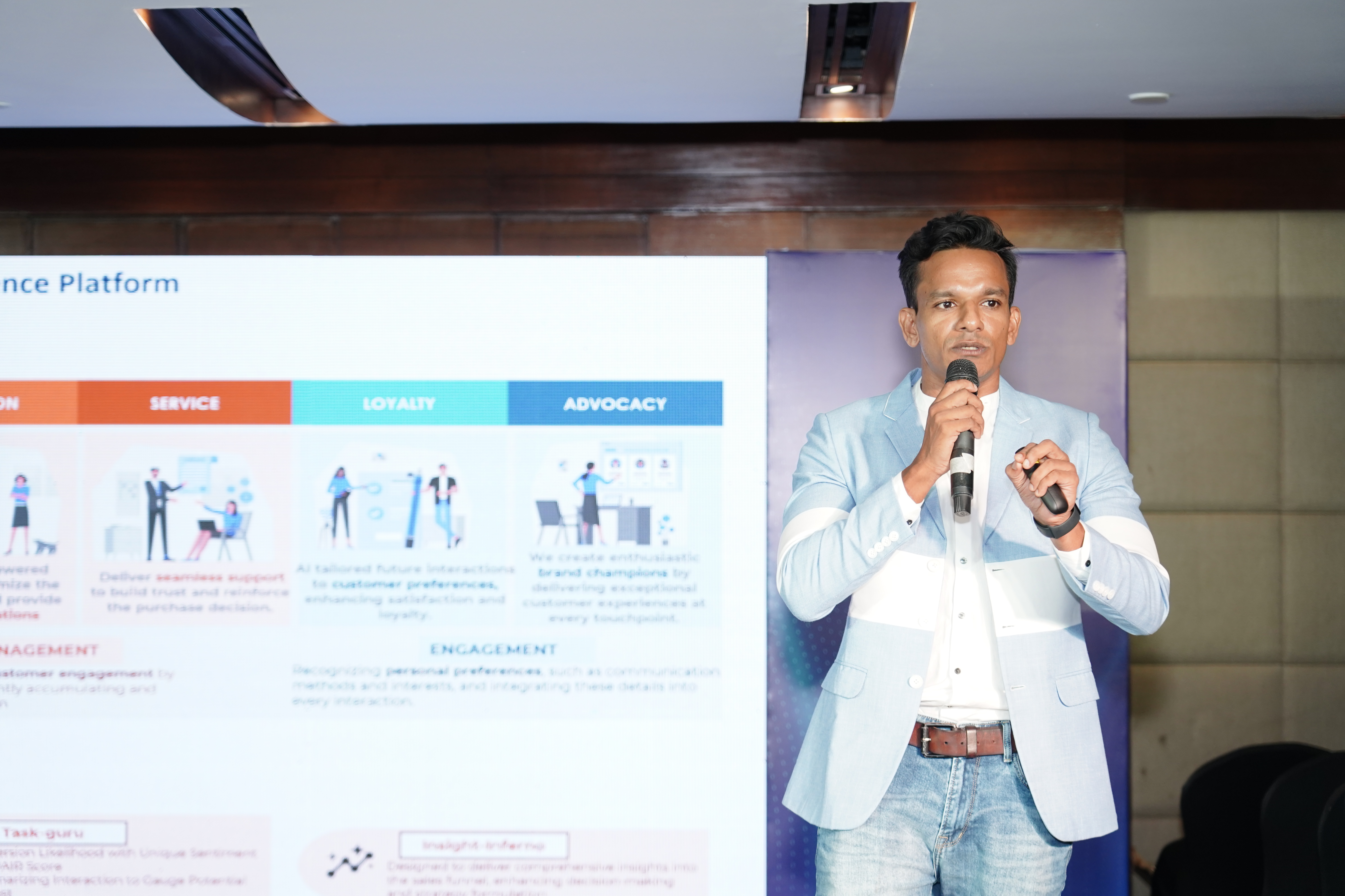 Networking and engagement at past event